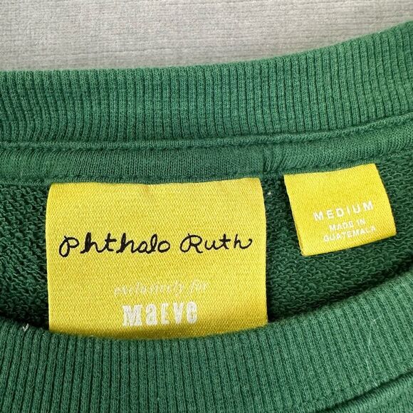 Anthropologie Green Graphic Sweatshirt - Picture 4 of 8